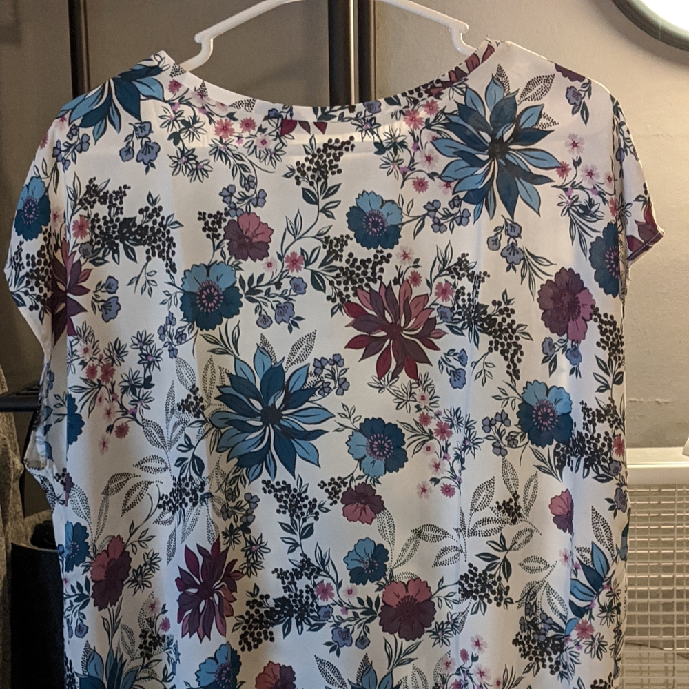 Mixed media tee